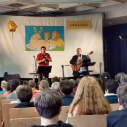 Deutschstunde der besonderen Art an der Gesamtschule Marienheide