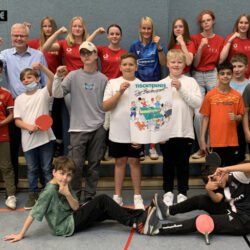 Schulkooperation TTC Schwalbe Bergneustadt mit der Gesamtschule Marienheide