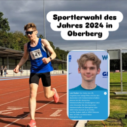 Oberstufenschüler Luis Fiedler nominiert für die Sportlerwahl des Jahres 2024