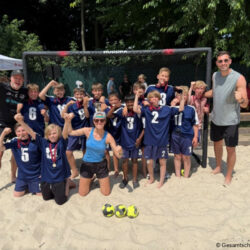 Ge-Ma Beachboys gewinnen Beachhandballturnier für Courage in Schulen in Köln