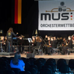 Die Bläserklasse und die MAMBA beim Orchesterwettbewerb in Balingen