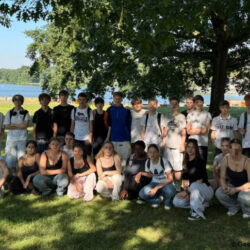 MINT-Klasse 8d der Gesamtschule Marienheide forscht in Münster